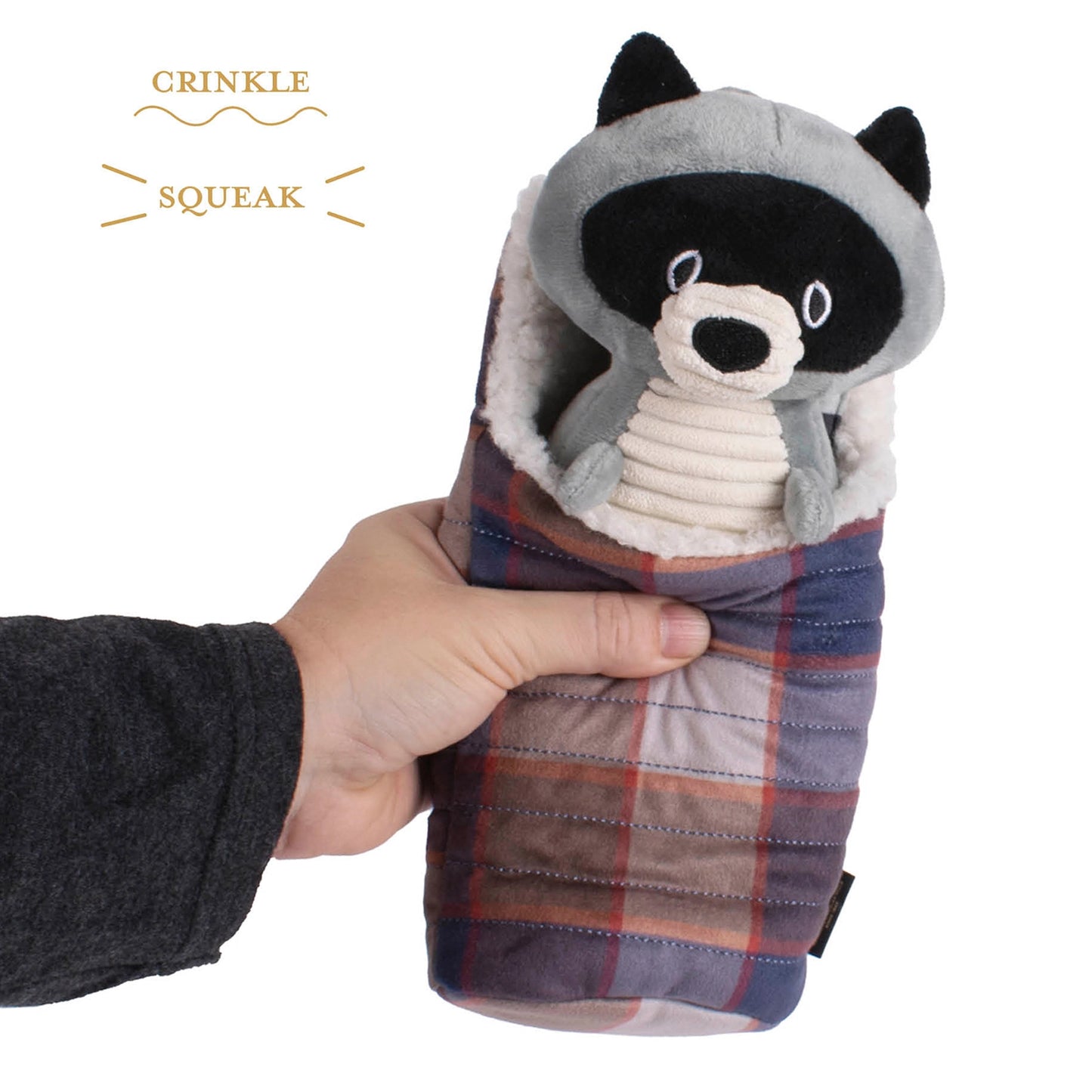 Pendleton Camp Pal Plush Dog Toy - Racoon