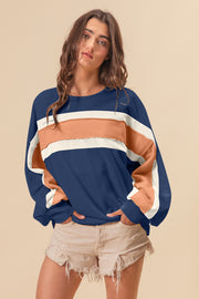 Ginger Color Block Sweatshirt