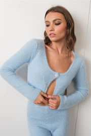 Loreta Fuzzy Knit Top