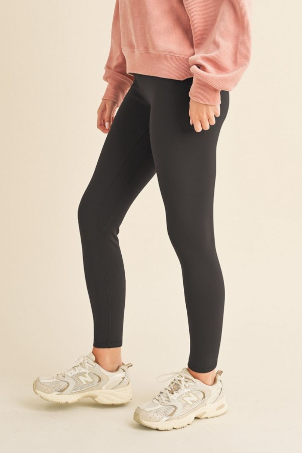 Annie High Waisted Leggings - Black