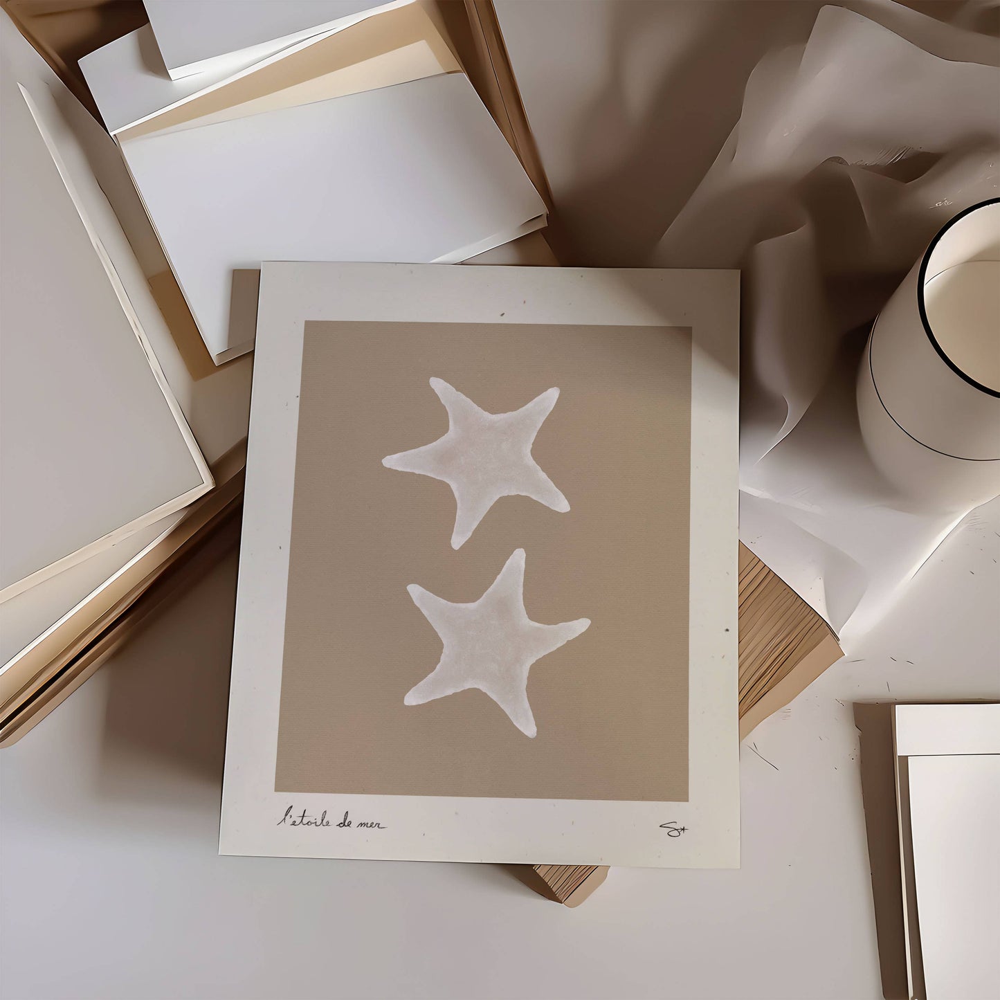 Sea Star 2 | Seashell Art Print