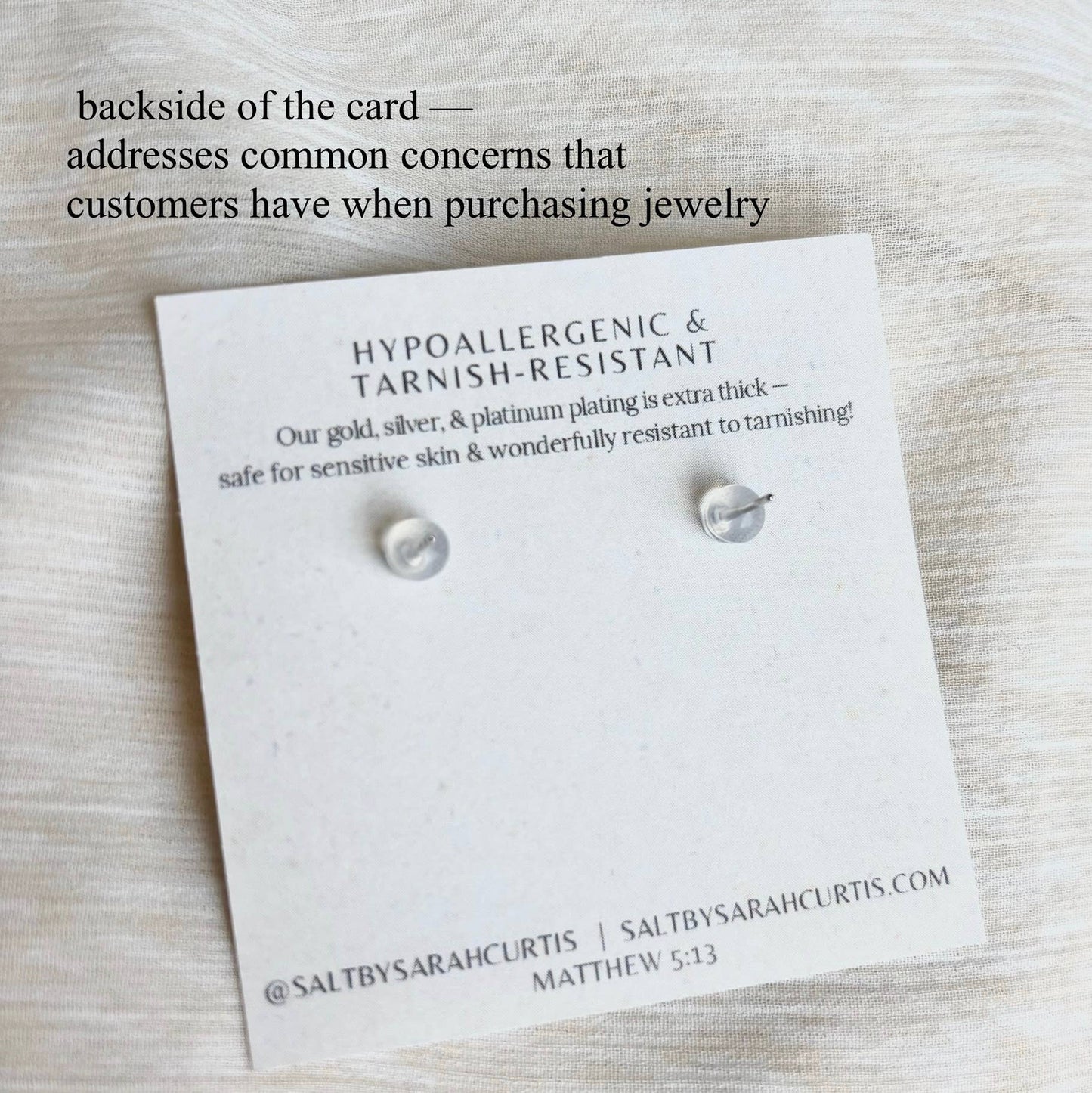 Seashell Studs - Silver