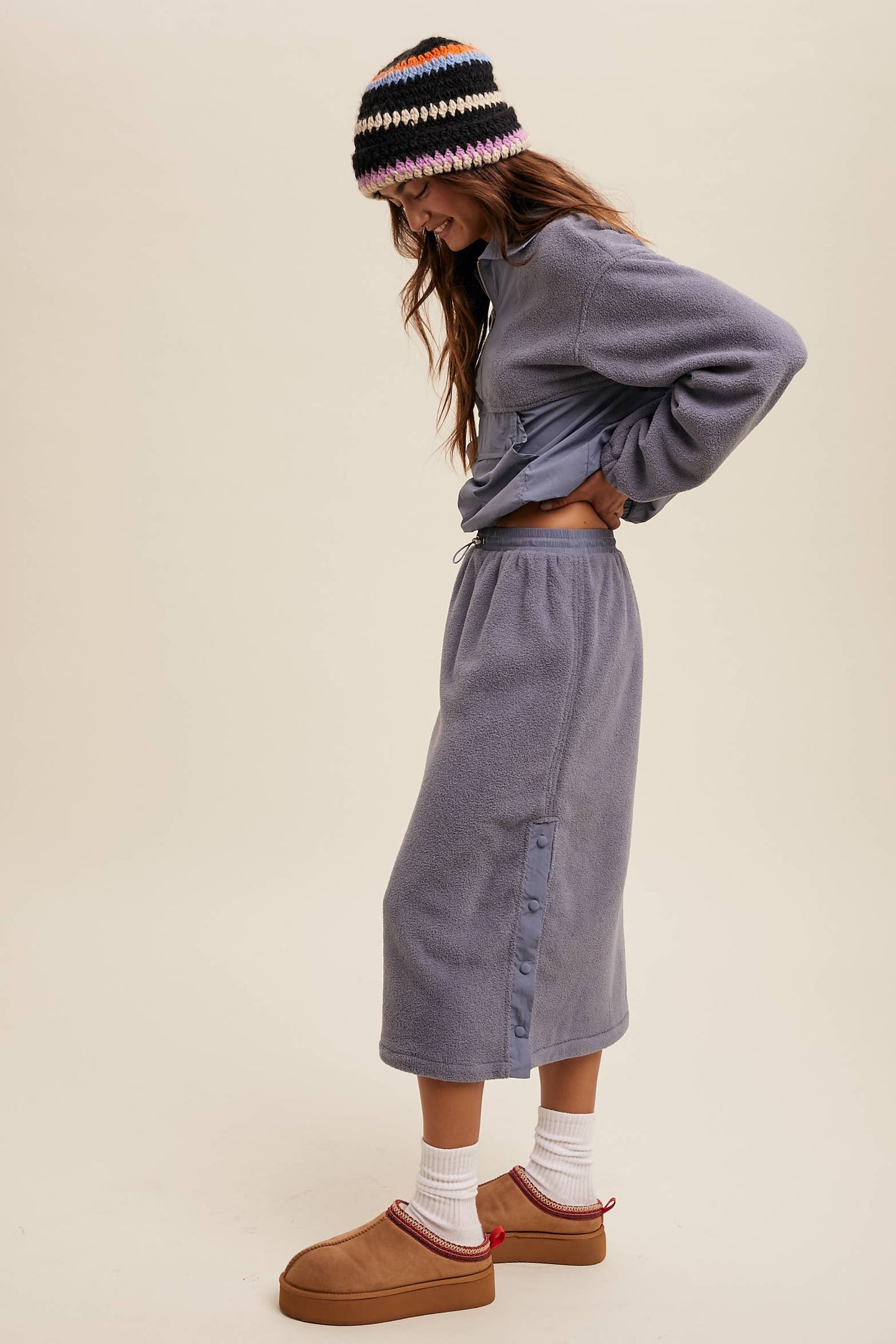 Janie Fleece Pullover Jacket