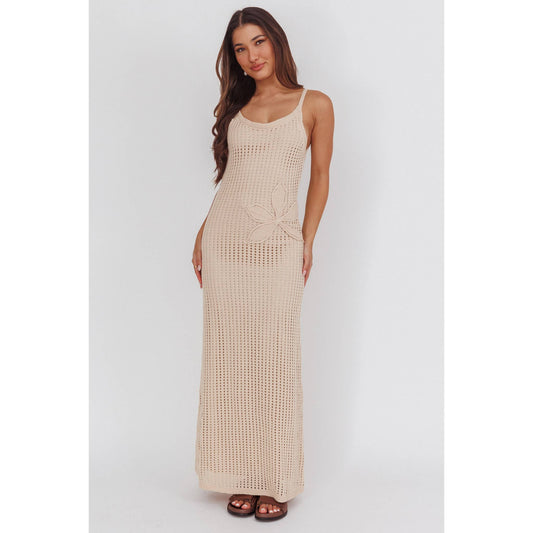 Coral Bay Crochet Gown