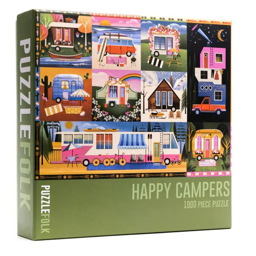 Happy Campers 1,000 Piece Camping Puzzle