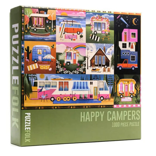 Happy Campers 1,000 Piece Camping Puzzle