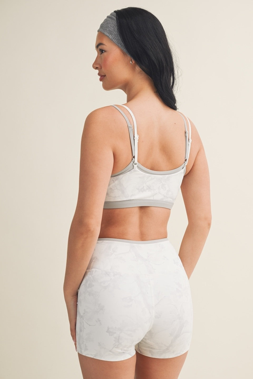 Camo Print Double Layered Sports Bra