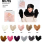 C.C Faux Fur Mittens with Shepherd Lining