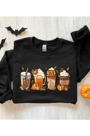 Sudadera con bebidas de otoño