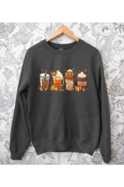 Sudadera con bebidas de otoño