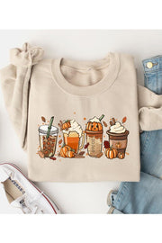 Sudadera con bebidas de otoño