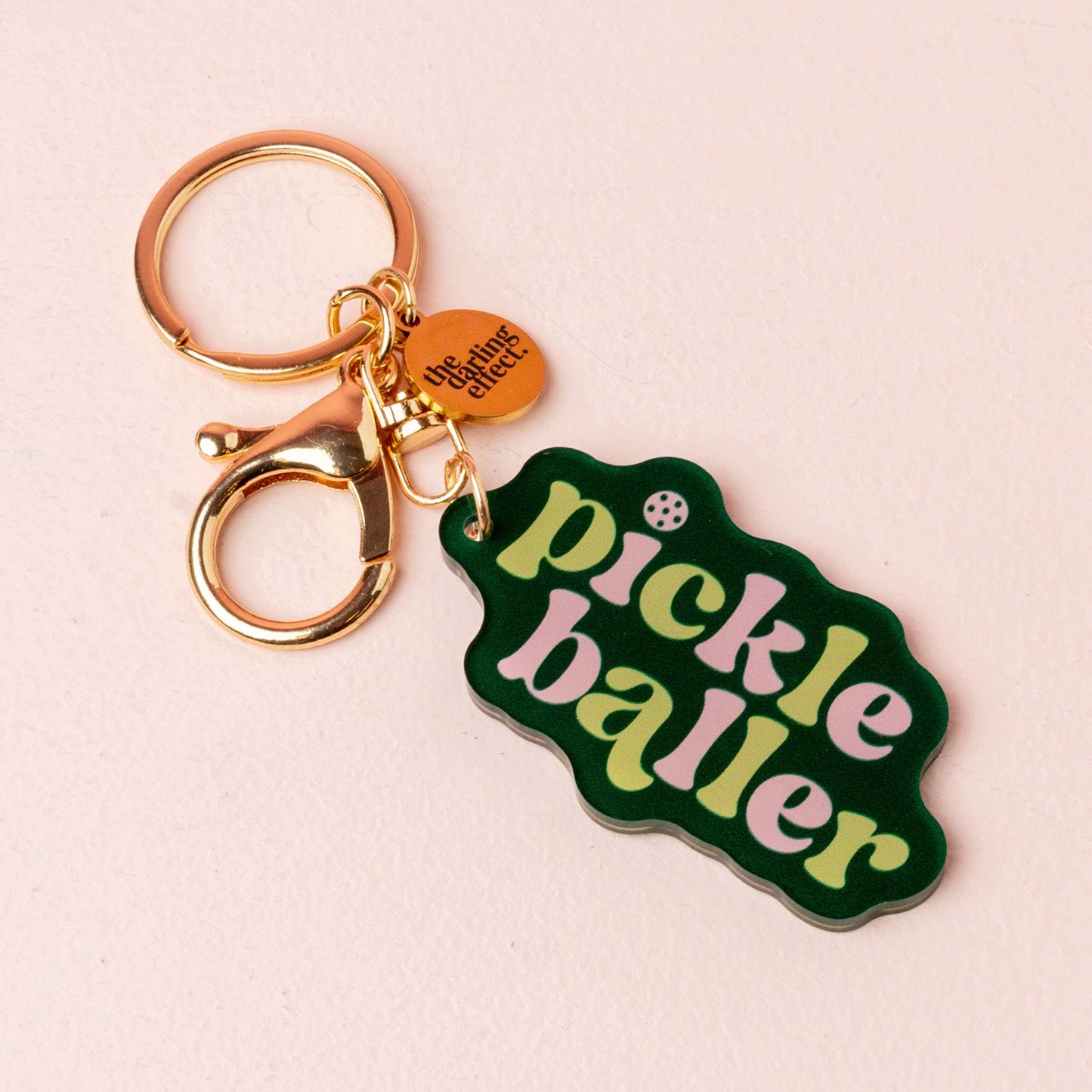 Acrylic Keychain - Pickleballer