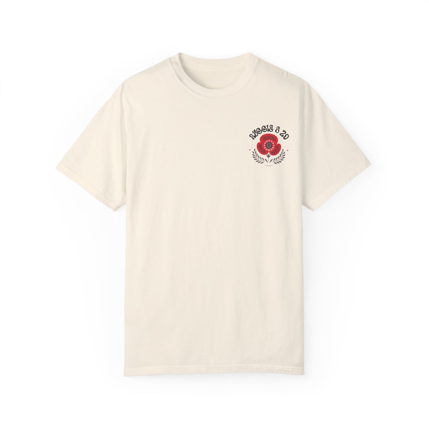 Vintage Poppy Unisex Tee - Comfort Colors