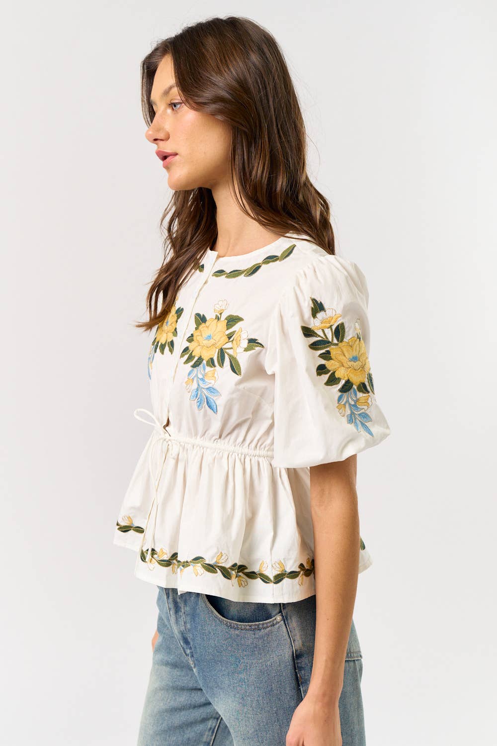 Alma Embroidered Blouse