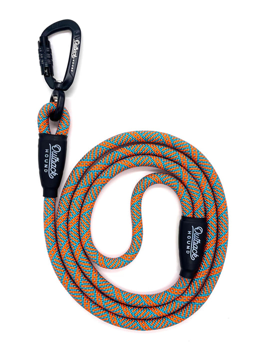 Swivel All-Terrain Dog Leash - Orange