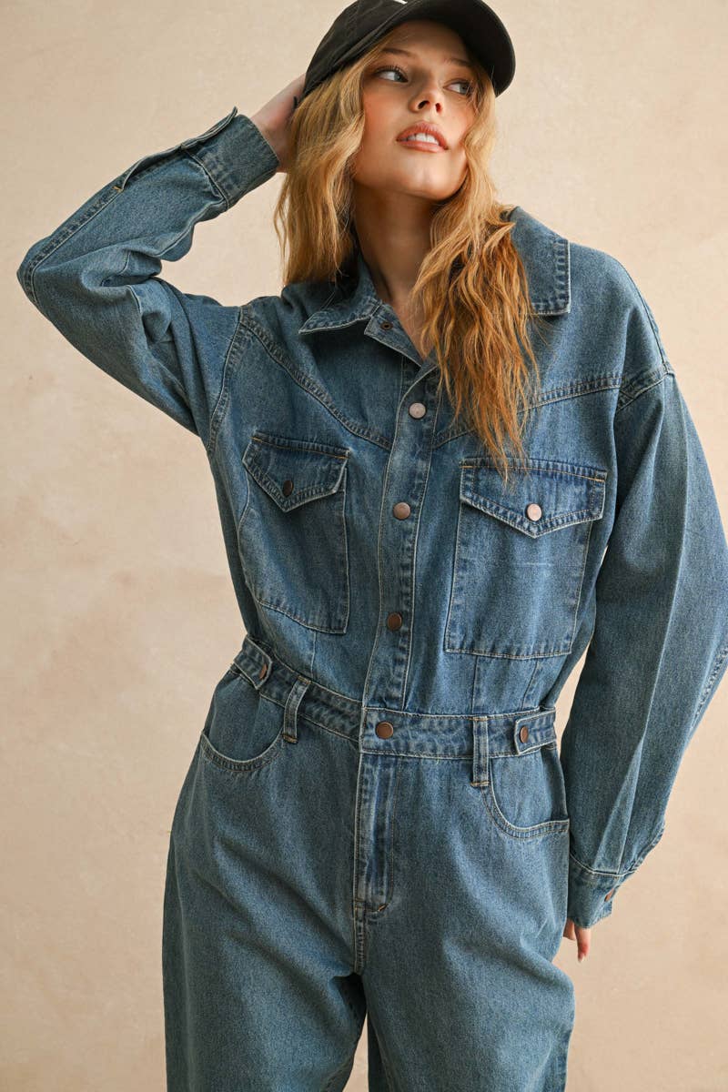 Waylon Denim Jumpsuit