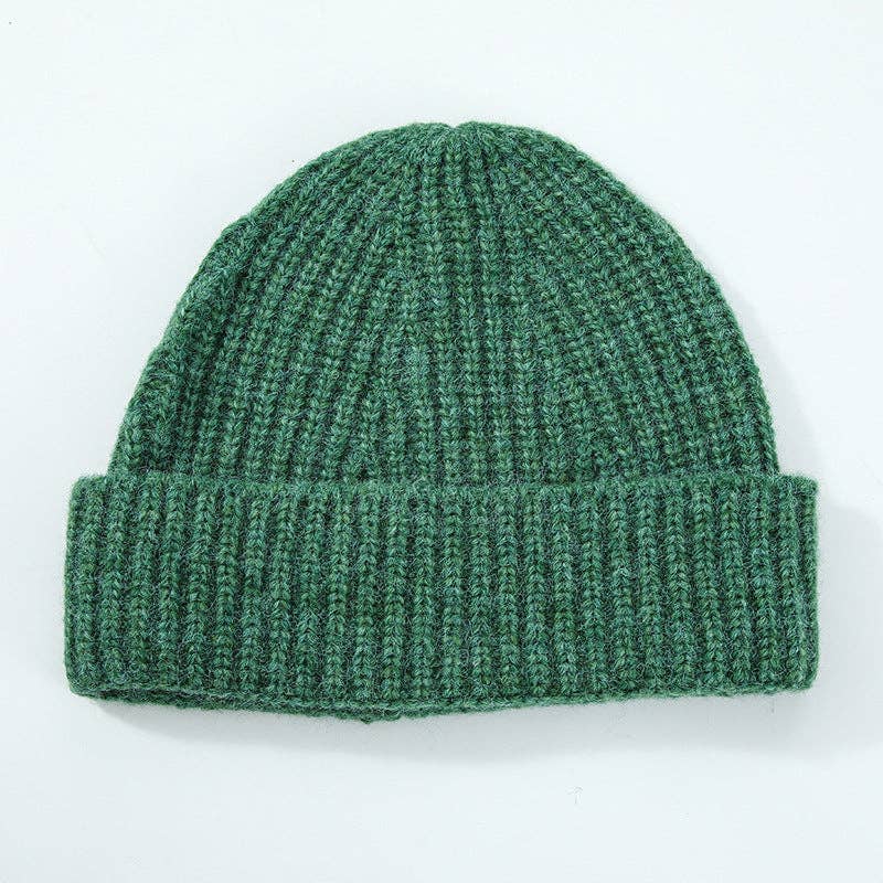 Simple Ribbed Knit Beanie