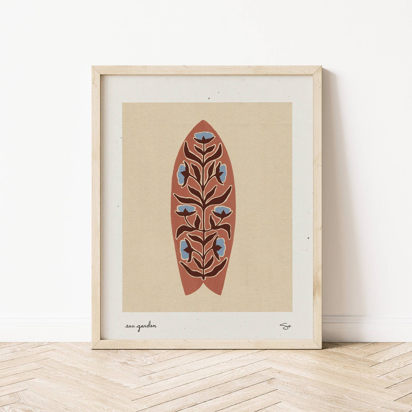 Surf Garden 2 | Surfboard Print