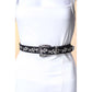 Vine Embroidered Faux Leather Fashion Belt