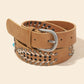 Western Boho Faux Leather Belt