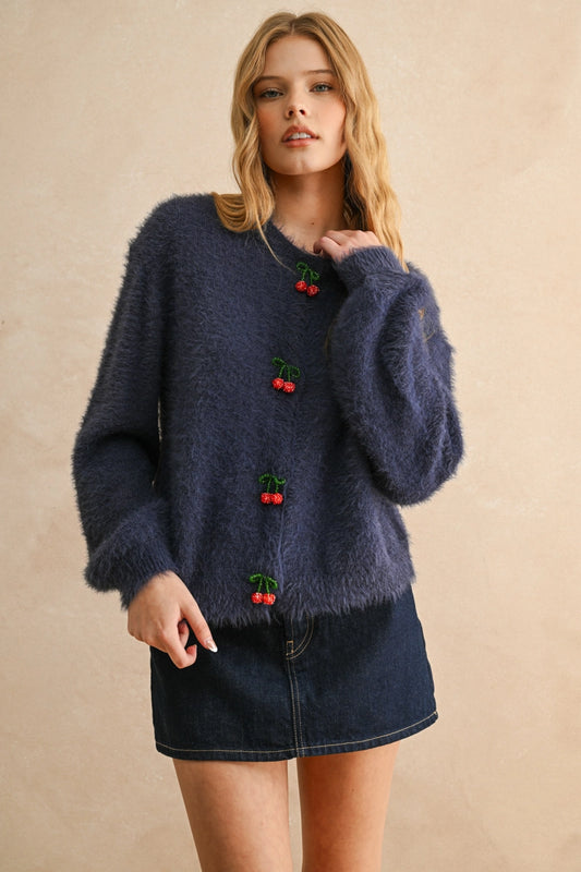 Cherry Baby Cardigan
