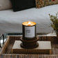 Staycation Rustic Wood Wick Candle