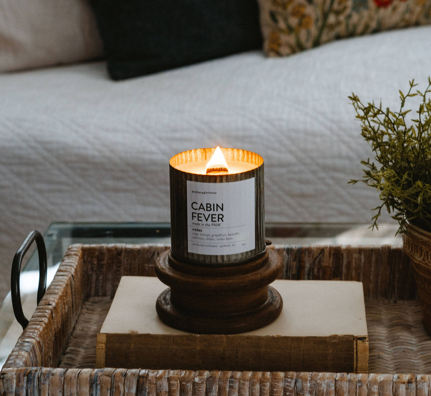 Sunkissed Rustic Wood Wick Candle