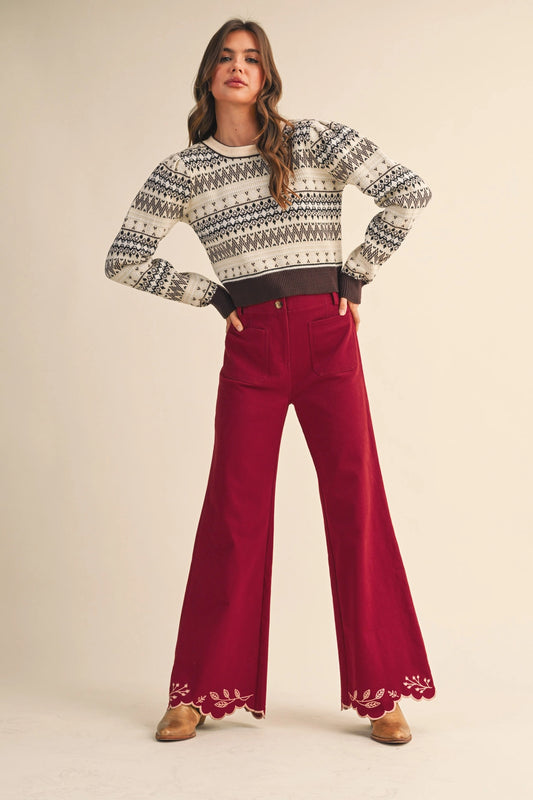 Bryce Cropped Sweater