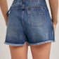 Brianna Denim Wrap Skort
