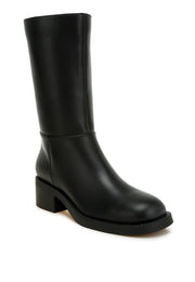 Soora Block Heel Calf Boots