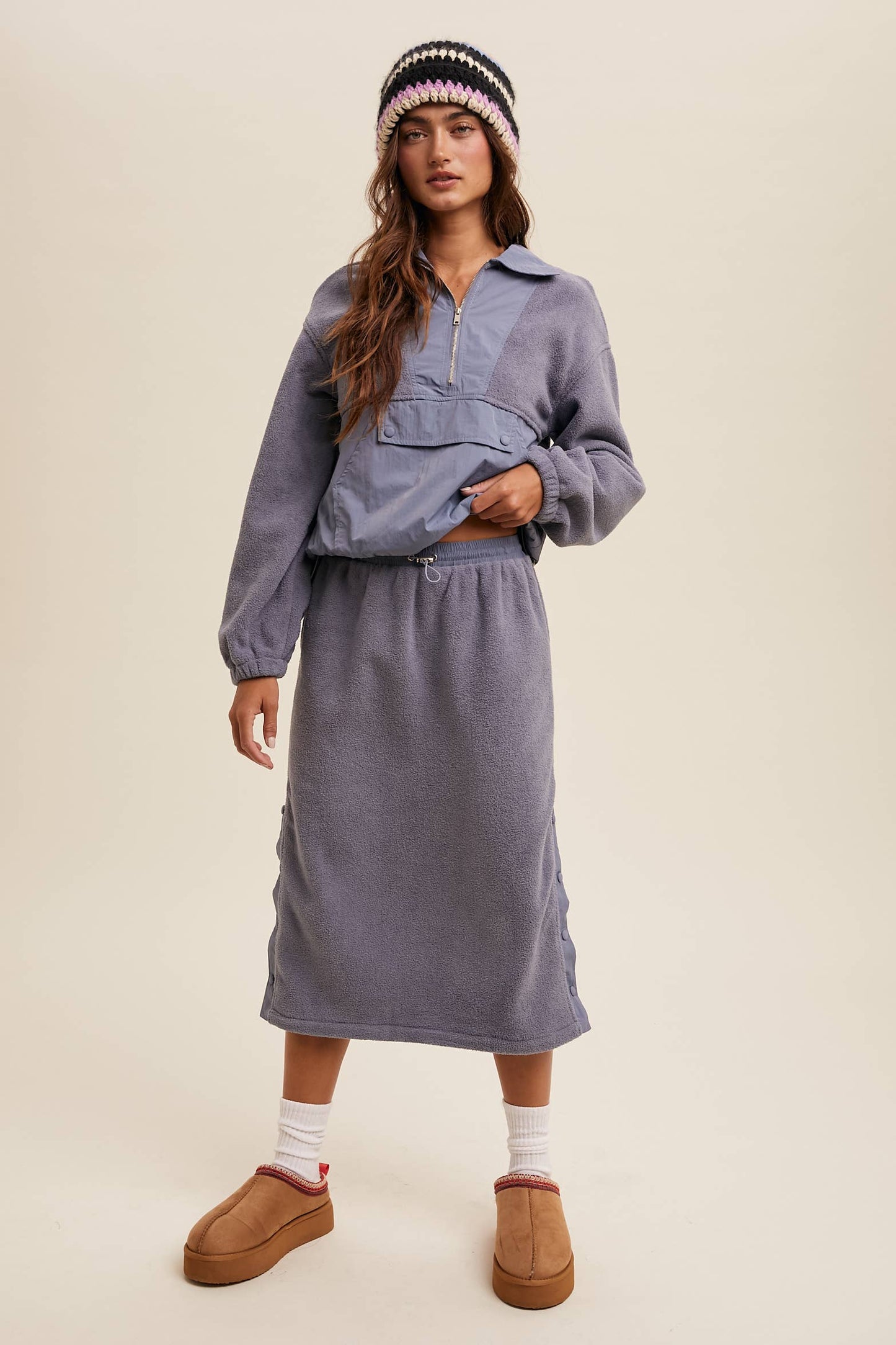 Janie Fleece Pullover Jacket