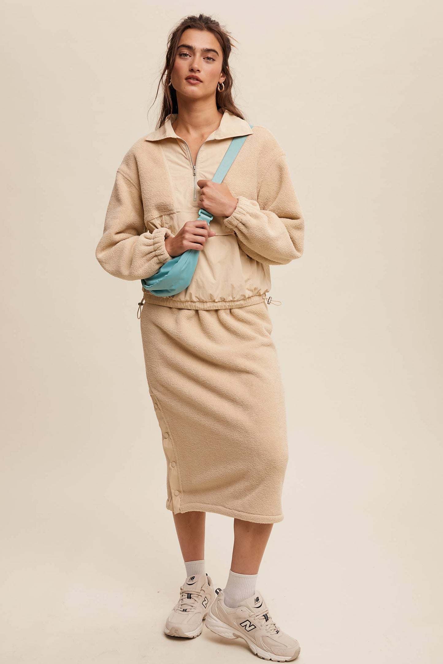 Janie Fleece Pullover Jacket