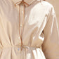 Ambrose Belted Handkerchief Shirt Romper