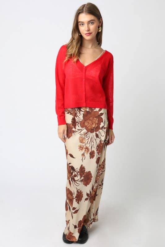 Aliza Floral Maxi Skirt