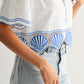 Maureen Crop Top With Shell Embroidered