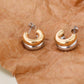 Emma Non-Tarnish Double C-Hoop Earring