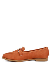 Jagger Horsebit Detail Flat Loafers