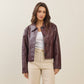 Carmella Vegan Leather Jacket