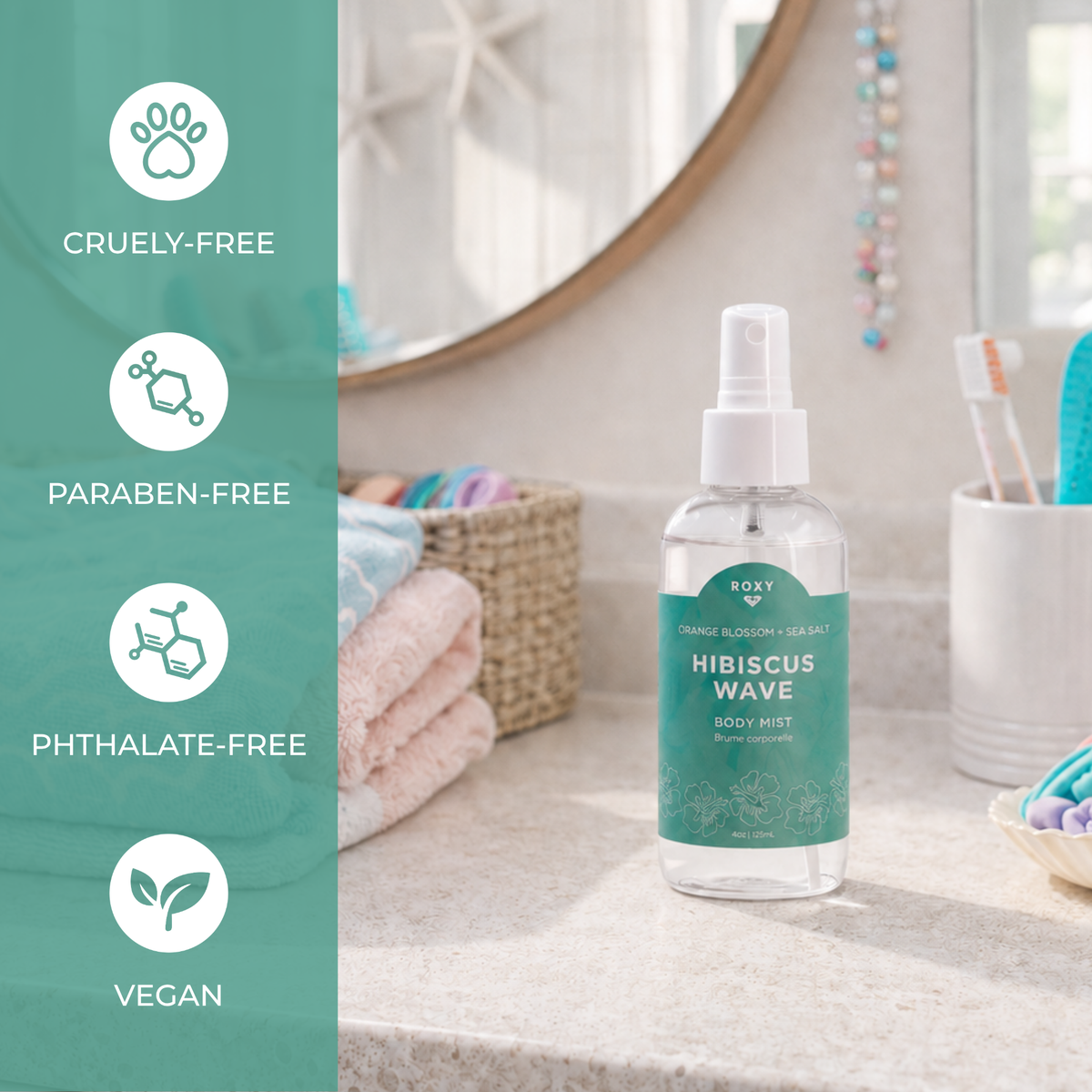 ROXY® Hibiscus Wave Body Mist