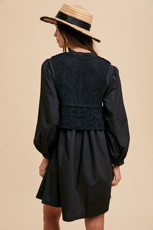 Tolson Shirt Dress - Black