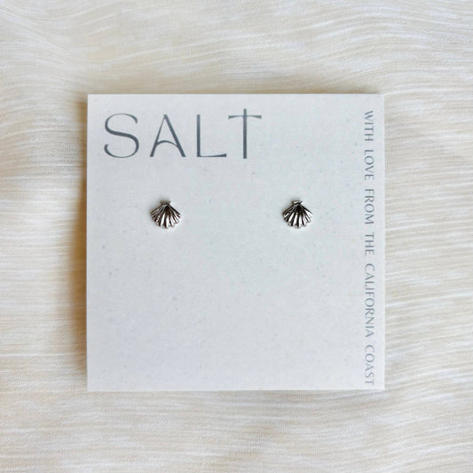 Seashell Studs - Silver