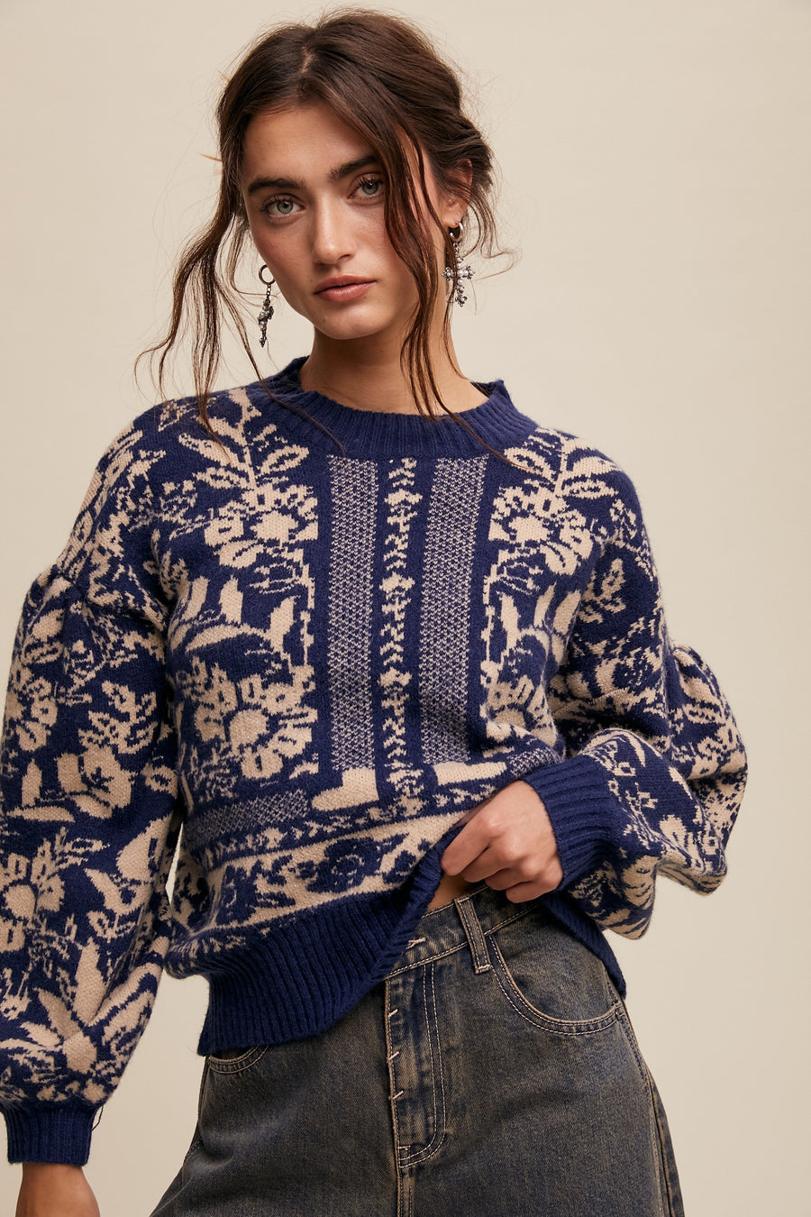 Bradley Floral Sweater