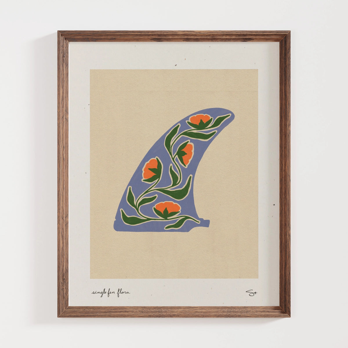 Fin Garden 3 | Surf Inspired Print