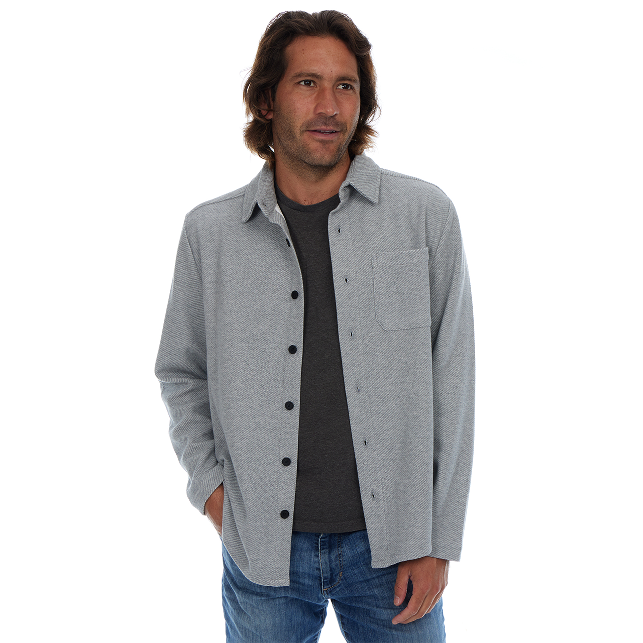 Damien Textured Shacket