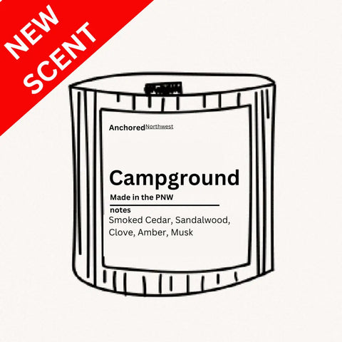 Campground Rustic Candle