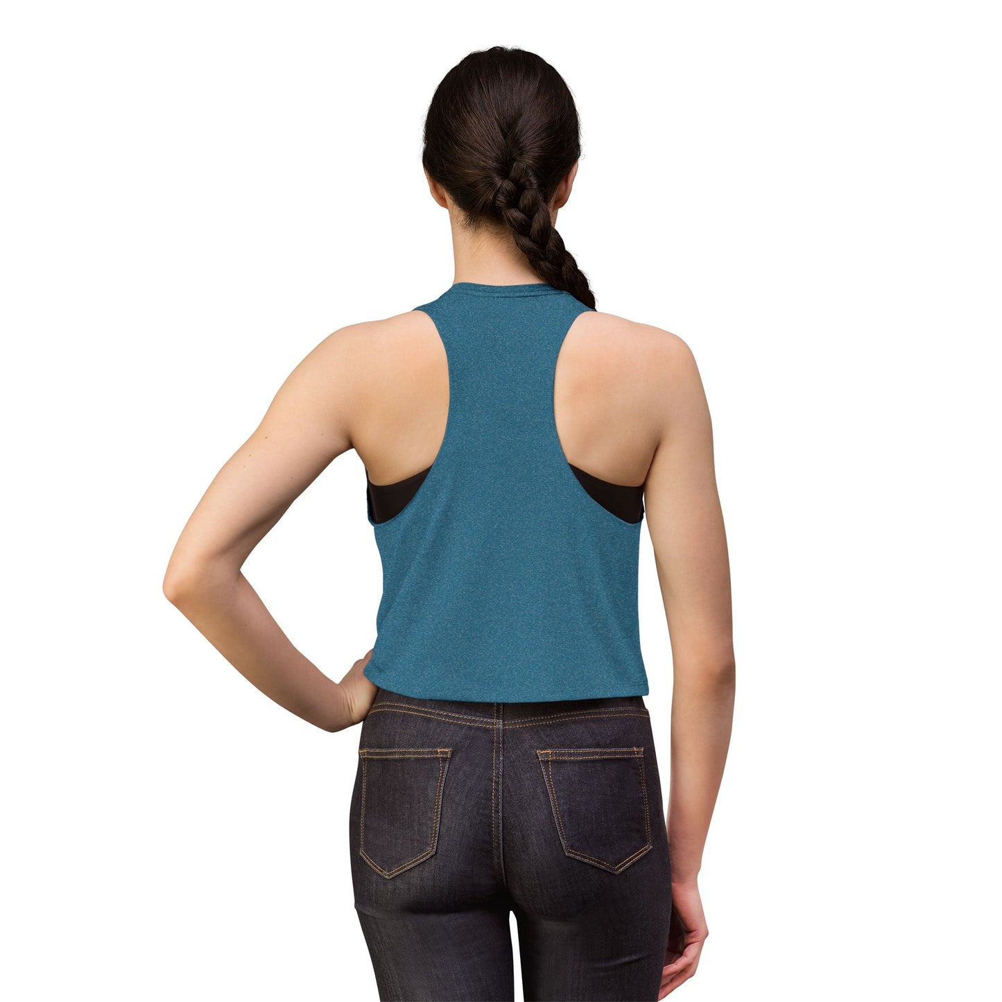 Retro Sun Crop Tank Top