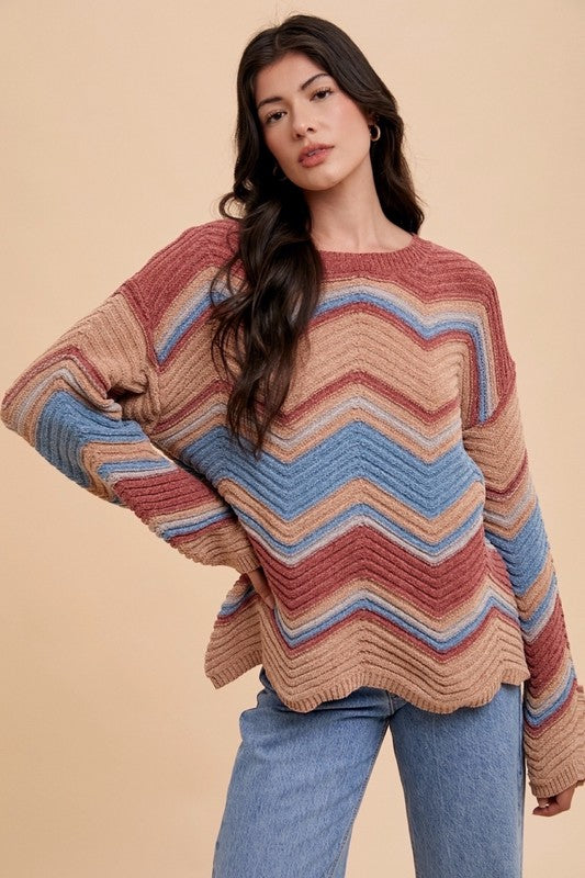 Tillie Zig-Zag Sweater