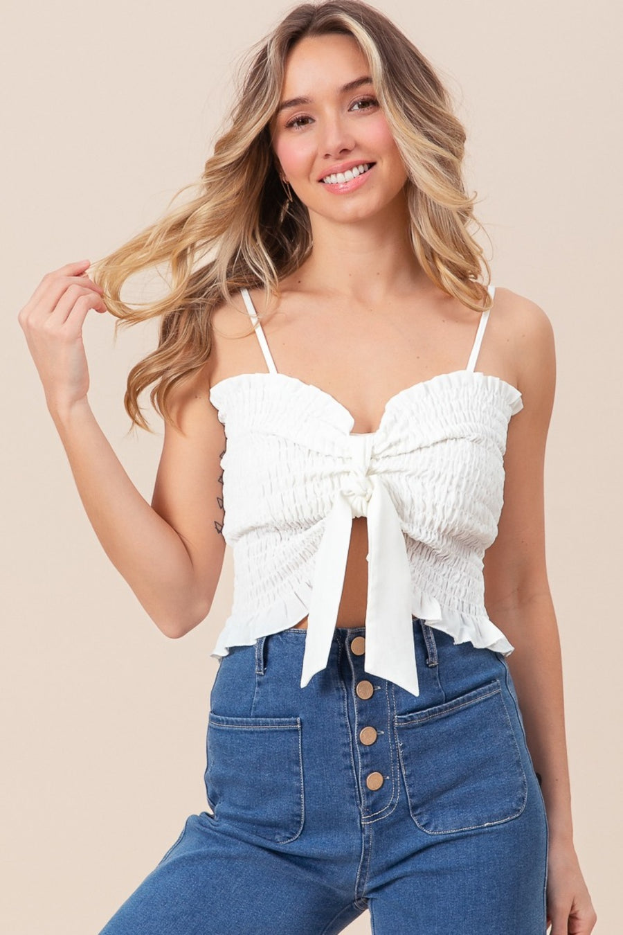 Perfect Timing Ruffled Cami