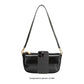 Aria Black Recycled Vegan Leather Shoulder Bag
