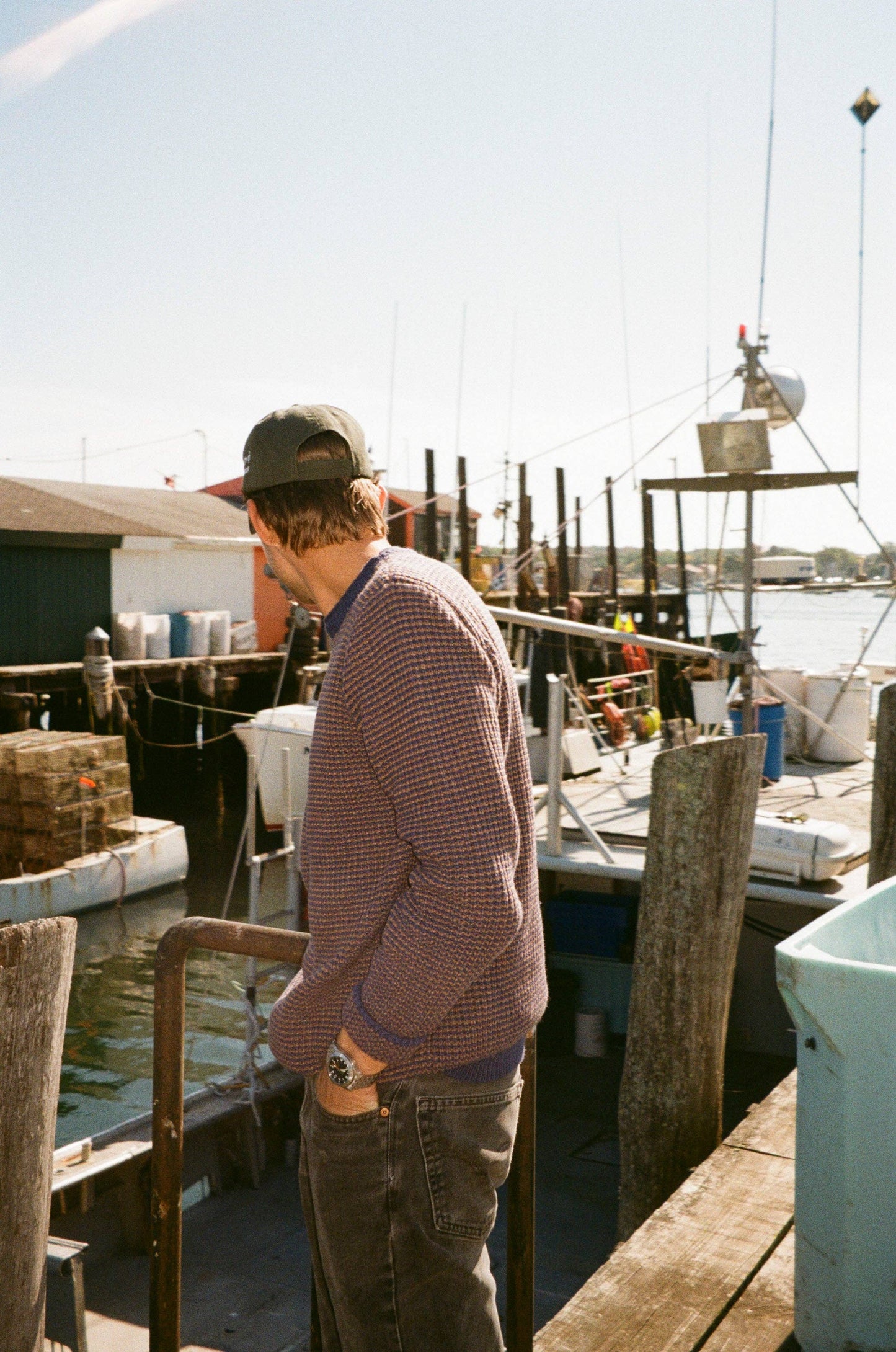 Grandpas Fisherman Knit Roll-neck Sweater